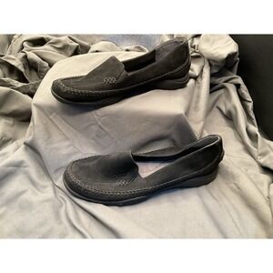 Aerosoles Suede Leather "Ivory Tree" Loafers US 6.5 Shoe~Gently Used